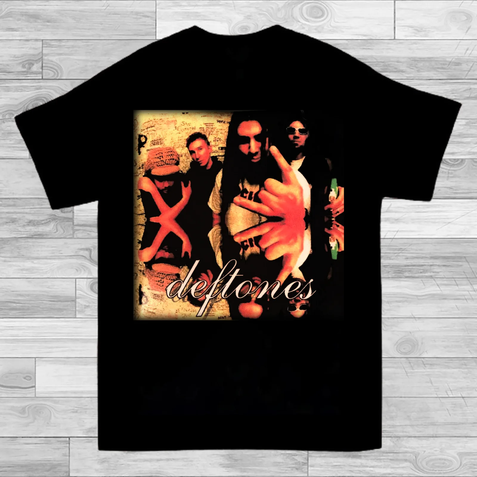 Popular Deftones Band Short Sleeve Black S-2345 XL Men T-Shirt