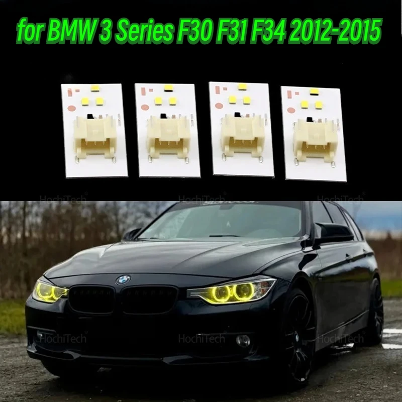 

Yellow Led Insert Diode Board Angel Eyes Board for BMW 3 Series F30 F31 F34 Pre-facelift Xenon Headlight 2013-2015 63117398766