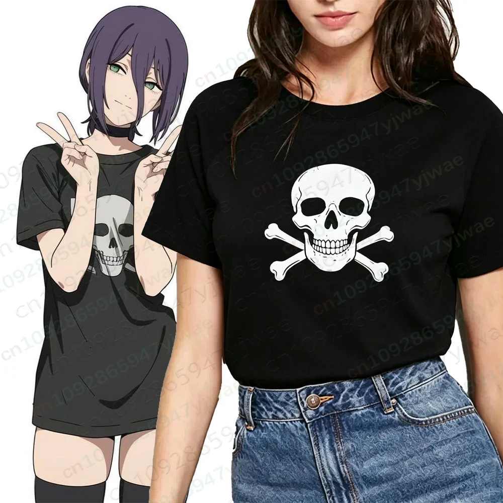 Bomb Girl Reze Same Style T-shirt Graphic Printed Short Sleeve Anime Fan T-shirt Cosplay Clothing Summer Men's Women's T-shirts