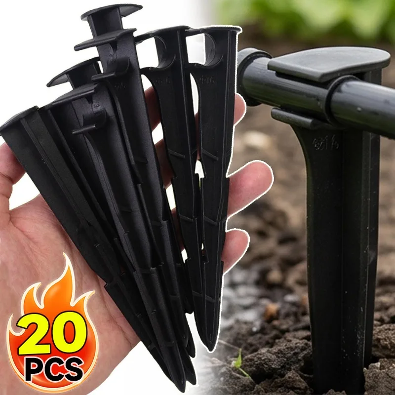 

Garden Pipe Fixing Ground Nail Multi-functional Plastic Water Pipe Support Buckle Plant Insertion Into The Soil Supported Nails