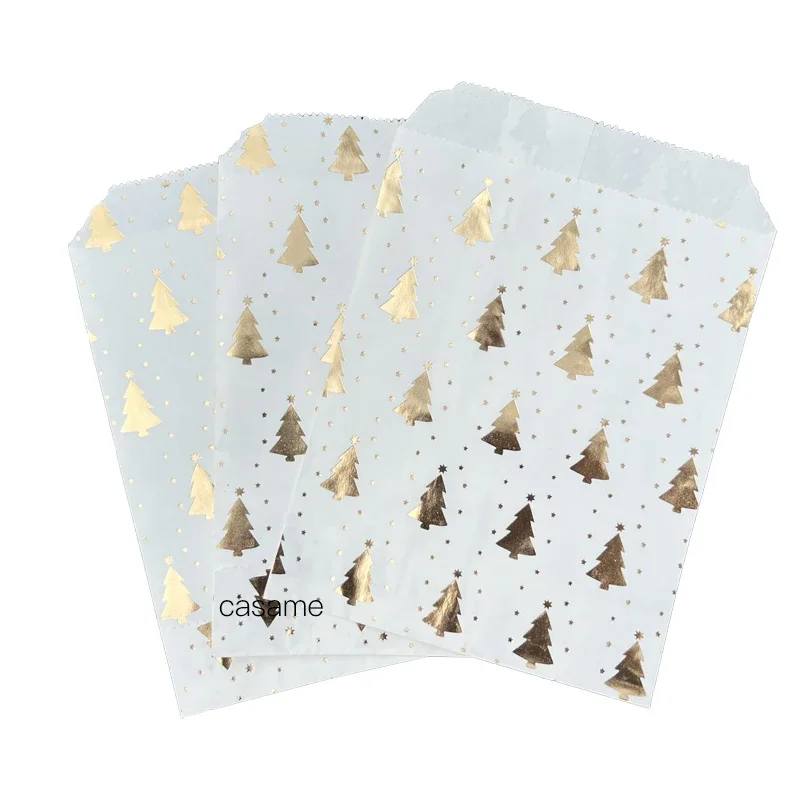 Đáng Yêu Giấy Kraft Kẹo Bánh Quy Túi Ông Già Noel Người Tuyết Quà Tặng Giáng Sinh Đóng Gói Túi Quà Giáng Navidad Năm Mới Trang Trí Tiệc Tiếp Liệu