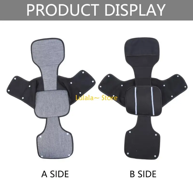 

Y4QA Ergonomic Infant Cart Liner Breathable Strollers Pad Shockproof Toddler Sit Mat