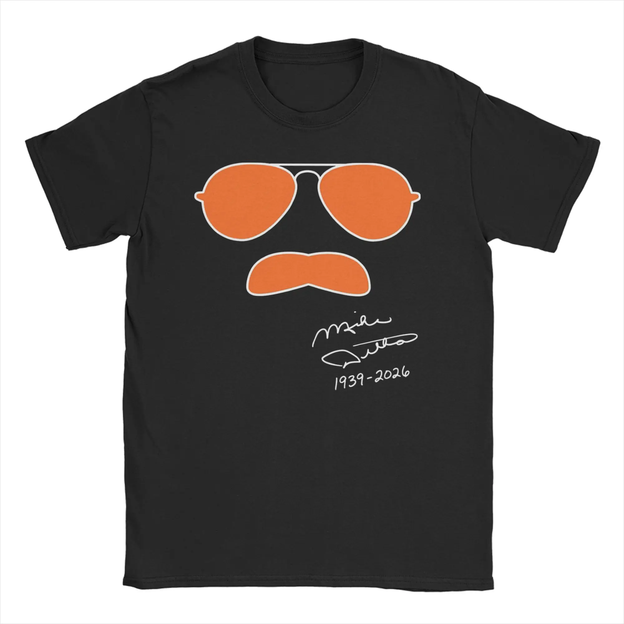 Men Women's Da-coach Aviators and Mustache T Shirt  Pure Cotton Clothing Short Sleeve Crew Neck Tee Shirt Gift Idea T-Shirt