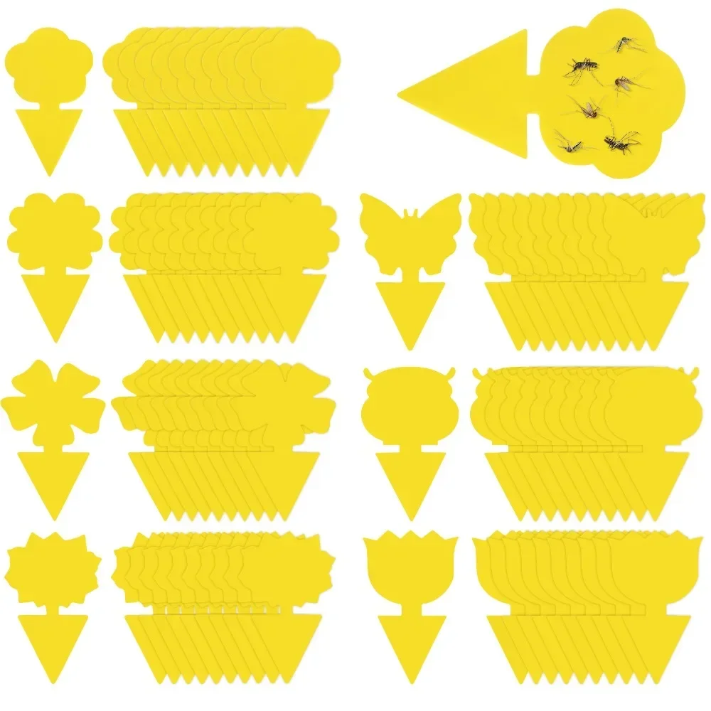 

2025 Insect Traps 70Pcs Protect The Plant Traps Non-Toxic and Odorless Sticky Board Traps for Garden Plants Kitchen New