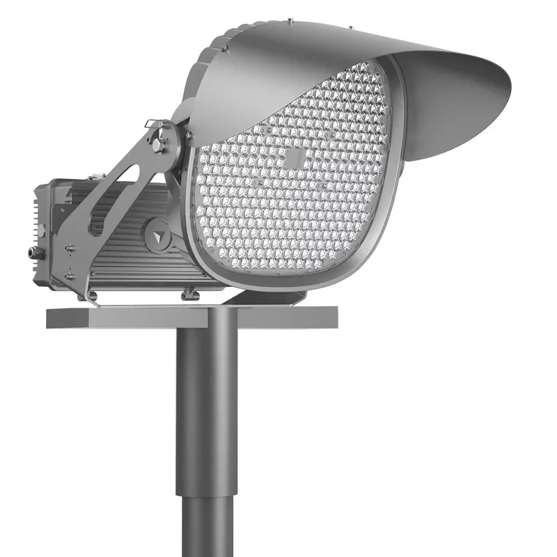 IP66 800W High Brightness LED Sports Floodlight CRI90 20-60 Degree Beam Angle Dimmable for Outdoor Tennis Badminton Cricket