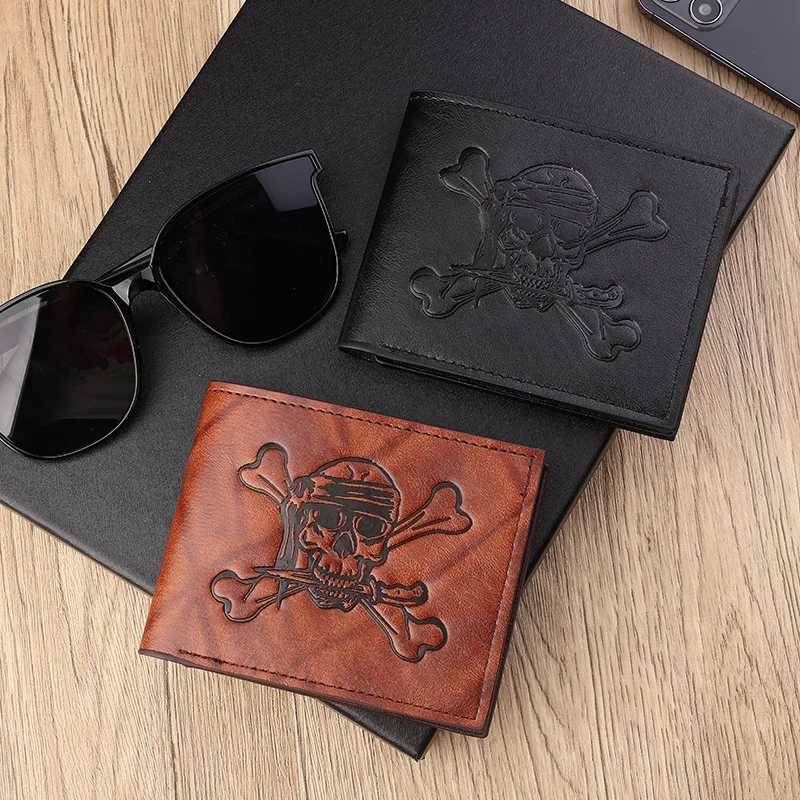 

Skull retro small wallet,coin purse,ID card storage bag,card case,luxury wallet,portemonnaie herren,billetera tarjetero,handbag
