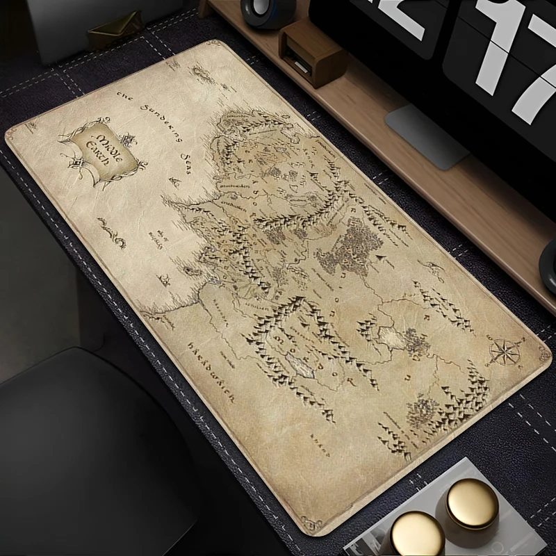 Gaming Mouse Pad T-The Lord of the Rings 90x40cm Computer Mousepad Desk Mat PC Anime Carpet Keyboard Gamer Accessories Table Pad