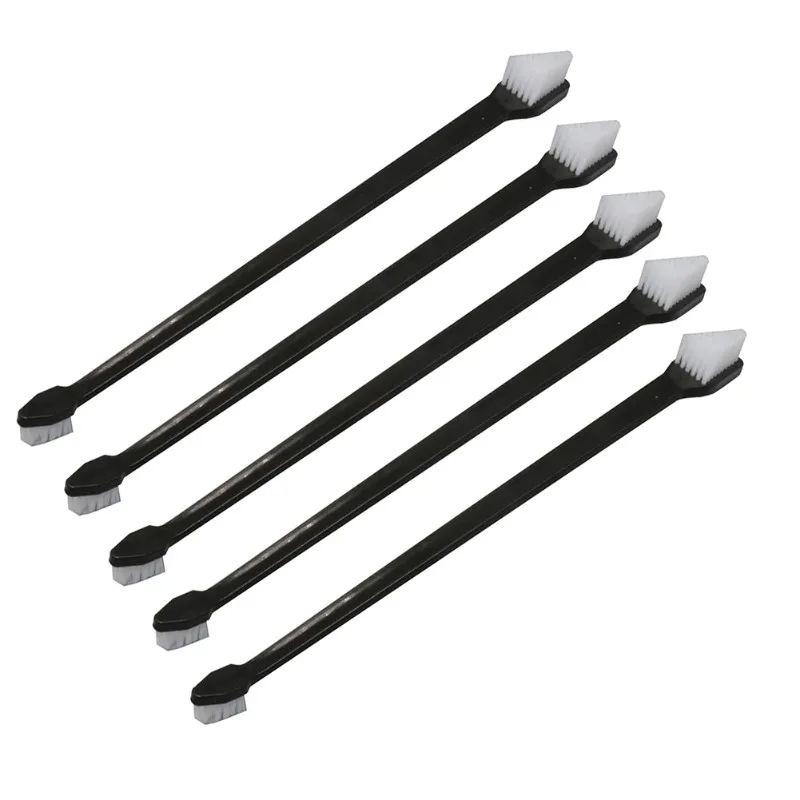 1 Pcs Car Double-head Detail Brush Hard Burrs Tire Wheel Brush Car Cleaning Crevice Brush Car Cleaning Tools