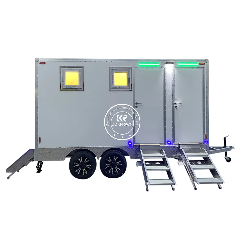 Роскошный портативный душ для кемпинга, уличный туалет, туалет, мобильный туалет, контейнер для стиральной комнаты, прицеп, туалет