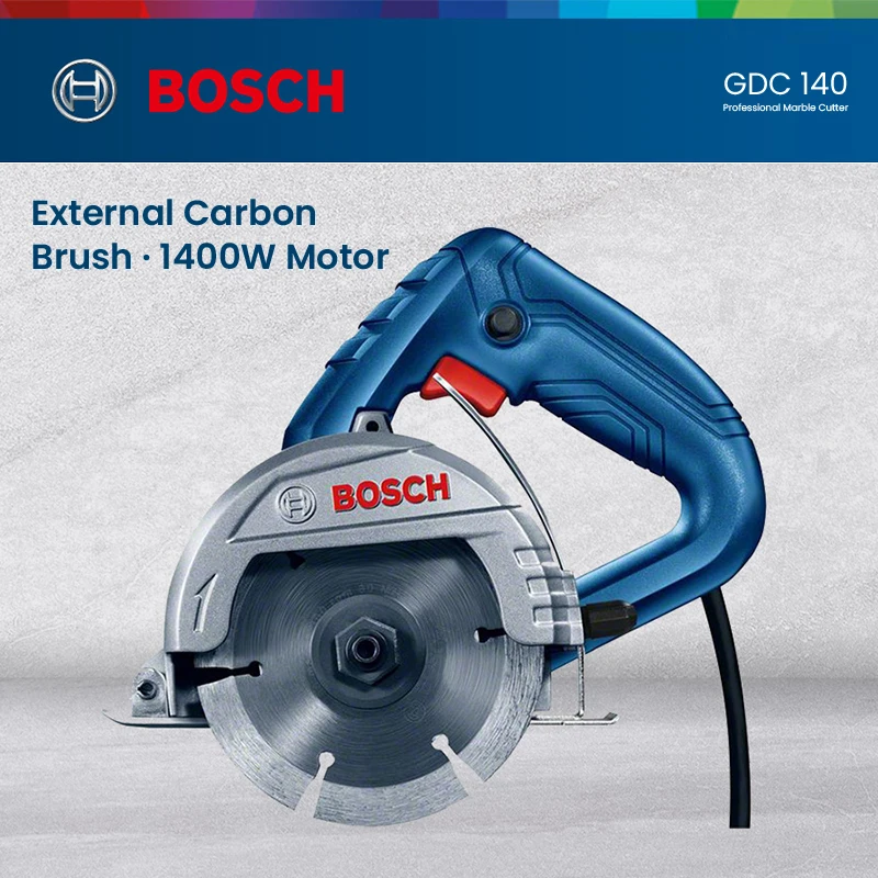 1400W Bosch GDC140 Cutting Machine Wood Marble Stone Slotting Machine 115mm Diameter Circular Saw Diamond Tile Electric Cutter