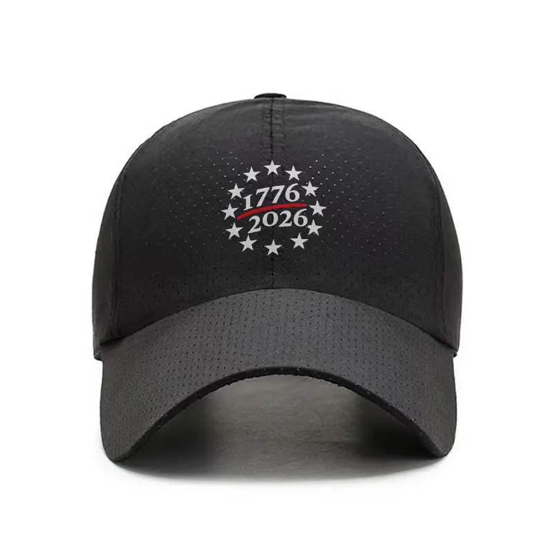 United States 250th Anniversary 1776 2026 Quick Dry Baseball Cap Summer Sun Hat
