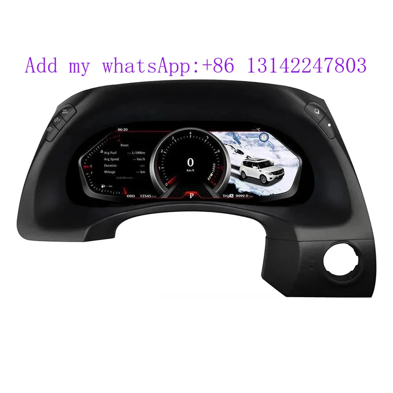 12.3 Inch LCD Digital Cluster for Linux System Instrument Dashboard LCD Speedometer Display Car