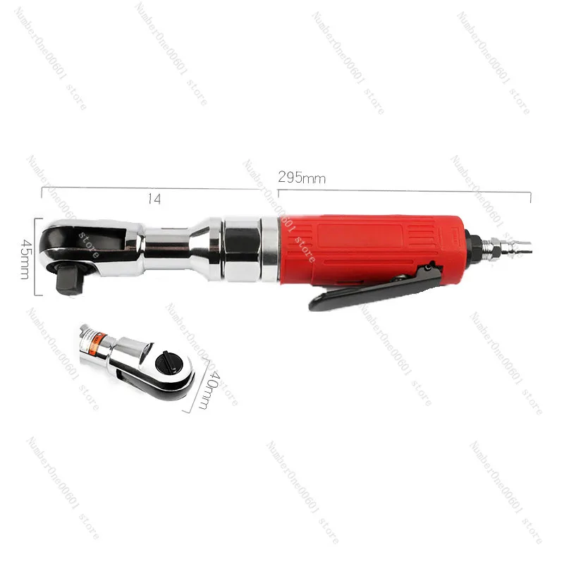 Right Angle 1/2 Inch Pneumatic Ratchet Wrench Small Wind Gunner Tool Torque Wrench Pneumatic Car Repair Tool