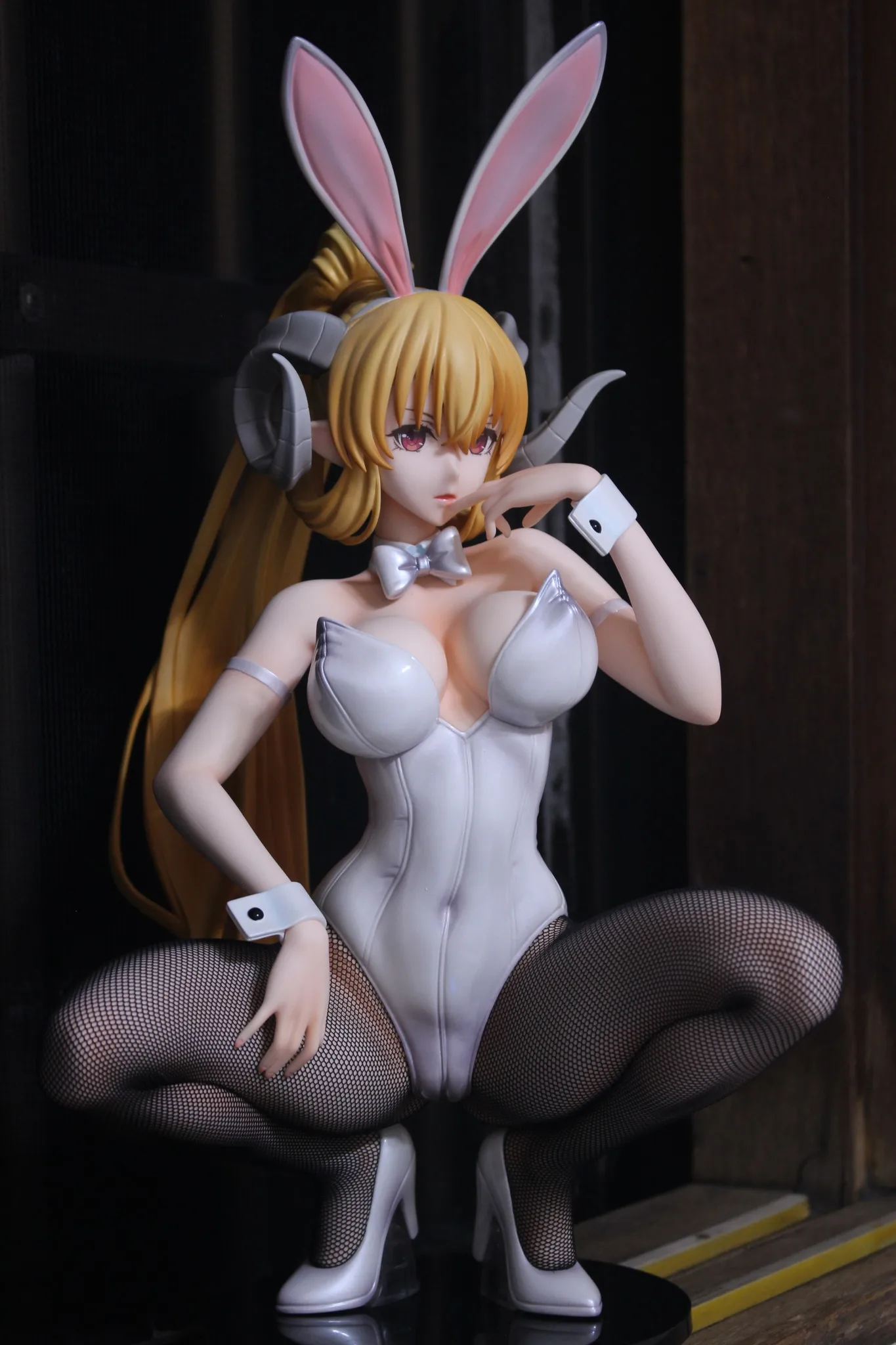 Figurines d'action Anime Bunny Ver, Collection Hentai, Modèle beurre, Jouets cadeaux, Eing Sin Nancetal No Taizai Lucifer B-style 1/4, 32cm