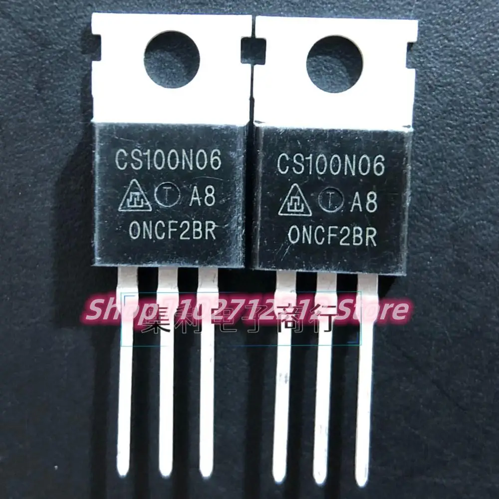 CS100N06 original para-220, 100A, 60V, importado, novo, melhor qualidade, 5Pcs a 10Pcs