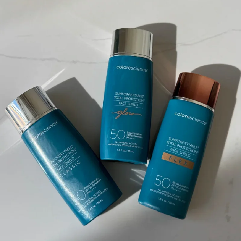 Colorescience Face Shield Flex SPF 50 Sunscreen Foundation 55ml Mineral Tinted Color Coverage Sunscreen Even Skin Tone Beauty