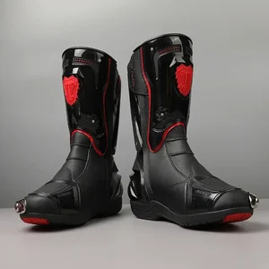 , Botas de corrida profissional, Segurança para proteger o motociclismo, Desgaste cross-country 12 principais vendas bota de resgate - №8