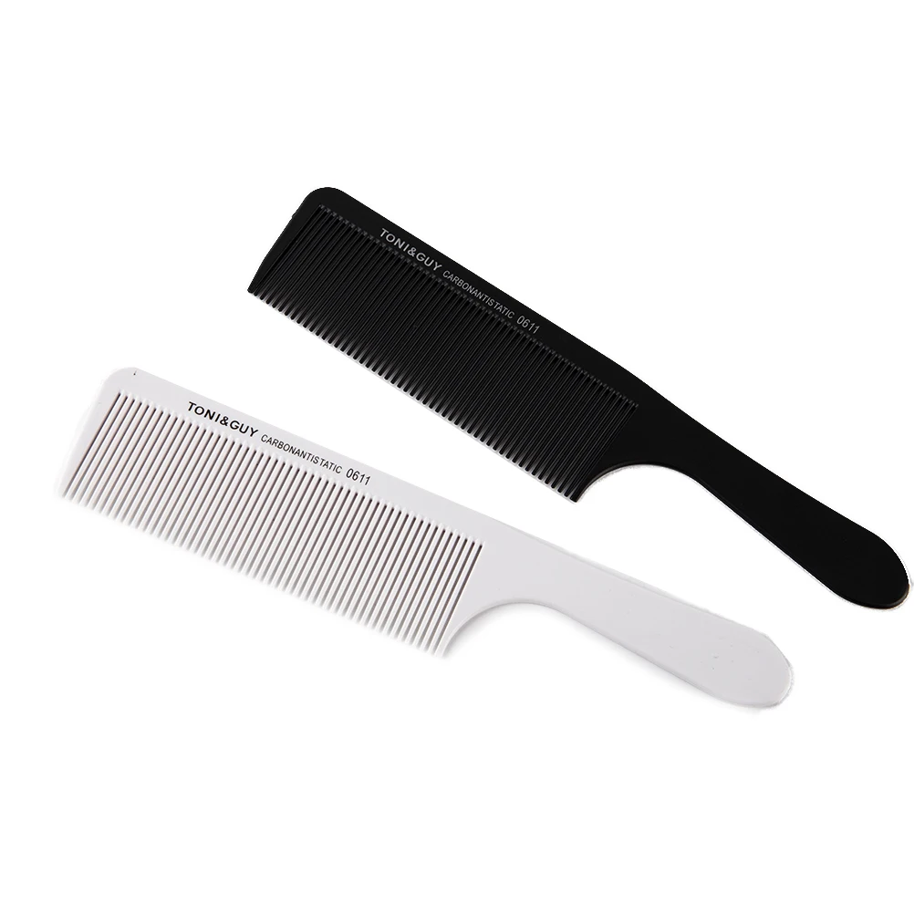 1Pc Curved Hair Clipper Comb Cutting Comb Barber Flat Top Anti-static Salon Comb Heat-resistant