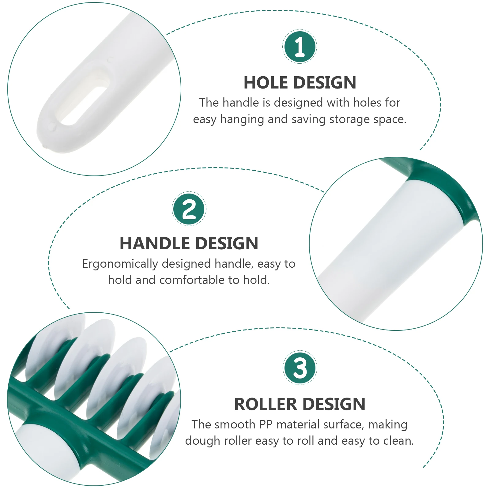 

Multi-Function Plastic PP Noodle Lattice Roller Kitchen Cutter Pizza Baking Dough Roller Tool Pastry Lattice Wheel