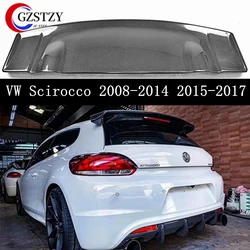 Auto Part Carbon Fiber Rear Roof Lip Spoiler Trunk Boot Wing Car Styling Fit For Volkswagen VW Scirocco 2008-2014 2015-2017
