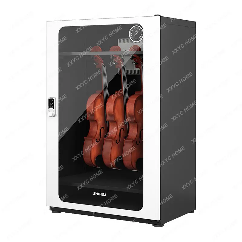 Moisture-Proof Violin Cabinet Fast Dehumidification Musical Instrument Moisture-Proof  Password Lock Moisture-Proof Cabinet