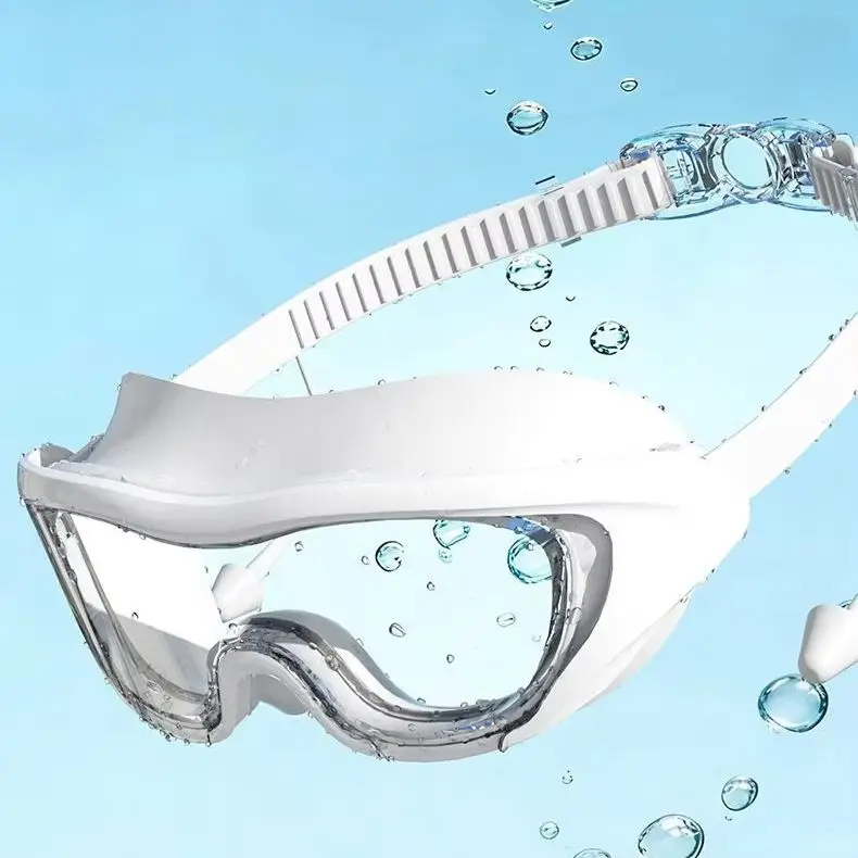 

Adult Swimming Goggles for Men and Women: Large-Frame, Waterproof, Anti-Fog, High-Definition, Prescription-Ready