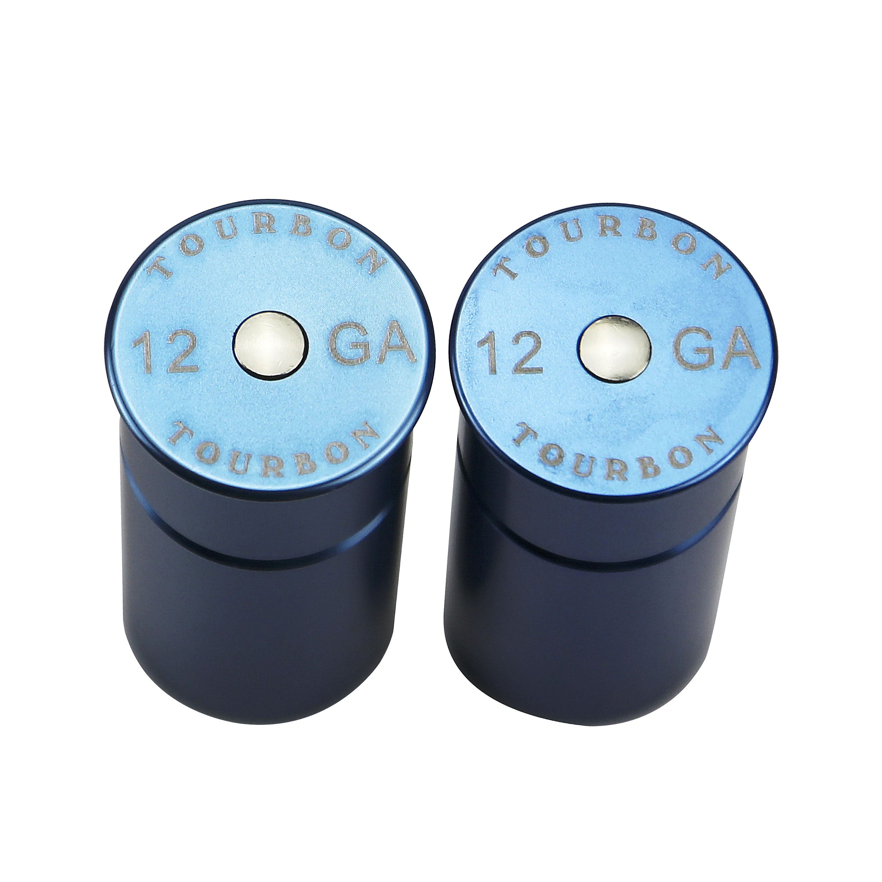 Tourbon Hunting Accessories Aluminum Snap Caps for Shell 12 Gauge Durable Blue/Red