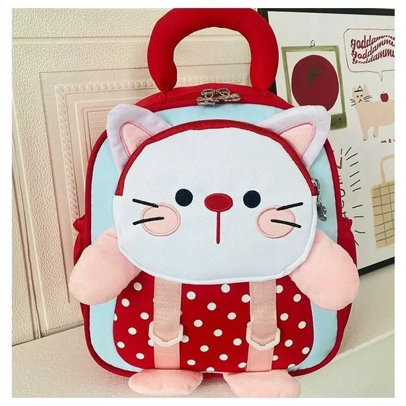 new Cute Cat Anti-lost Backpack for Toddlers, Lightweight Preschool Rucksack for Boys Girls, School bag oxford 2026 NEW