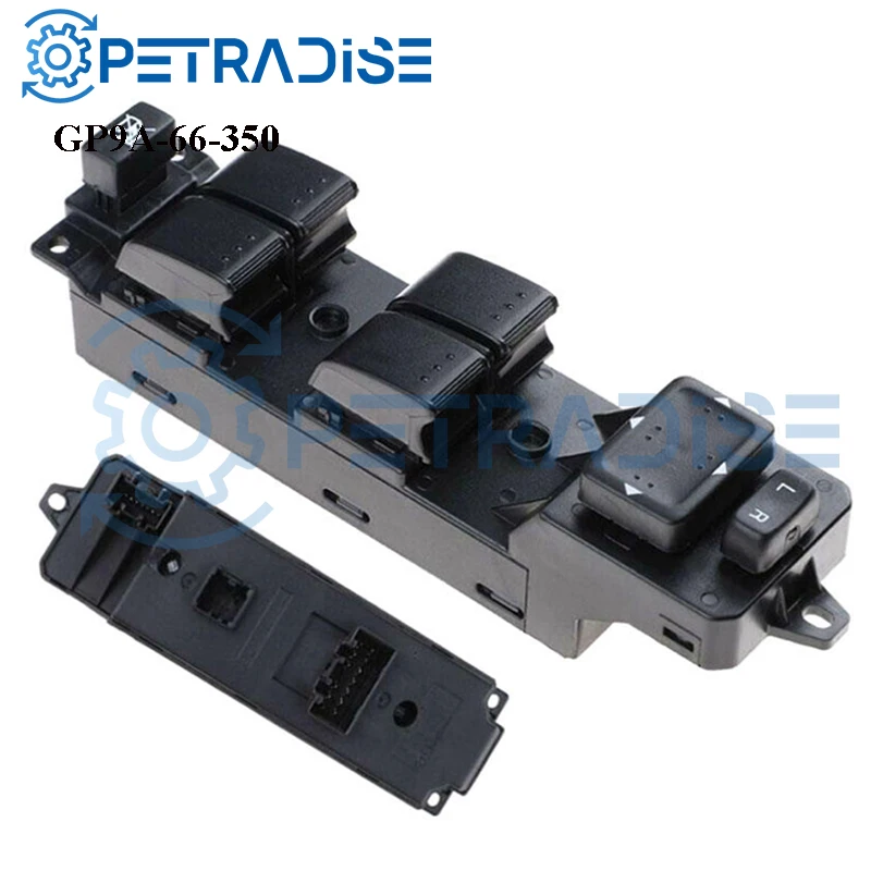 High Quality New Power Master Window Switch For Mazda 6 2006 2007 Auto Parts OEM GP9A-66-350 GP9A66350 GV2S-66-350A GV2S66350