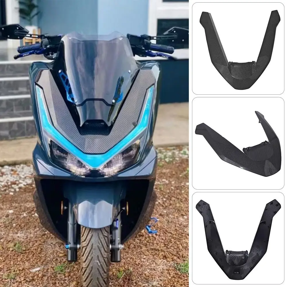 

Плавающая пленка с покрытием, передний светильник, модифицированный дизайн для бровей, передняя декоративная крышка из углеродного волокна для PCX 160 2025