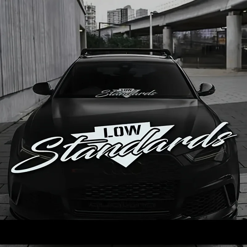 

Fashion Standards Auto Sticker Car Decal Sticker Art Car Quotes Stickers Window Decor Rear Windshield Modern Fashion Decals