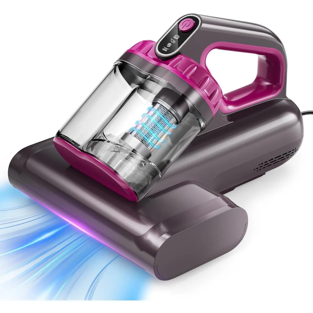 مكنسة كهربائية ذات مرتبة 17Kpa مشهورة، 273 نانومتر UV-C خفيفة وموجات فوق الصوتية 145 ° تسخين F، دوران فرشاة 80000 دورة في الدقيقة/الدقيقة، سلك أسود #1