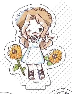 لعبة Nishi Kinuyo Anchovy Darjeeling الاكريليك حامل دمية أنيمي Nishizumi Miho Maho نموذج لجسم صغير لوحة تأثيري لعبة للهدايا