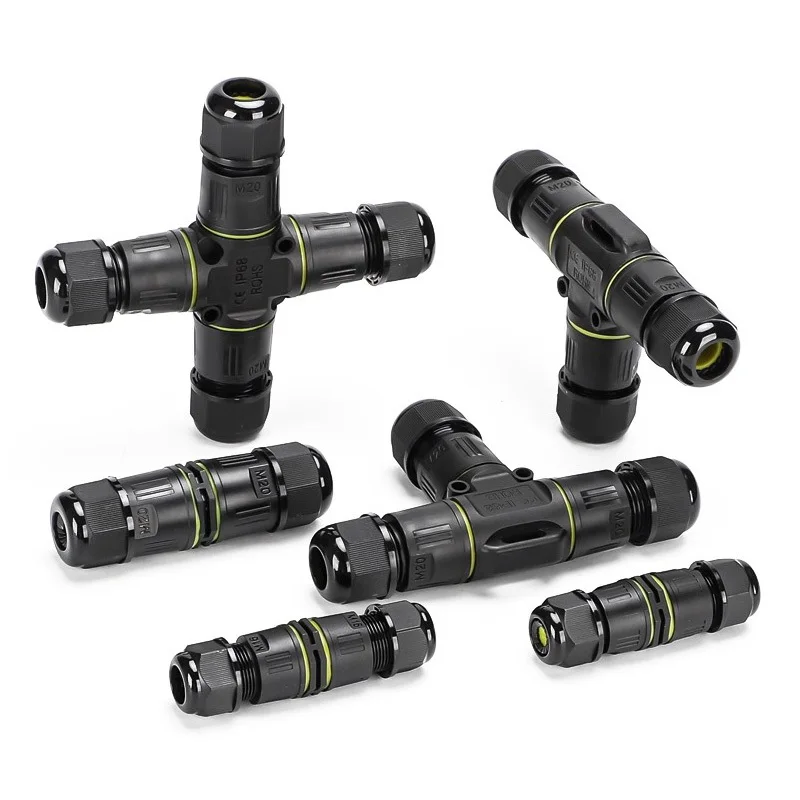 

1PC IP68 Waterproof Quick Electrical Wire Connector 2 3 4 Pin Solderless LED Lamp Cable Wiring Outdoor Rainproof Terminal Blocks