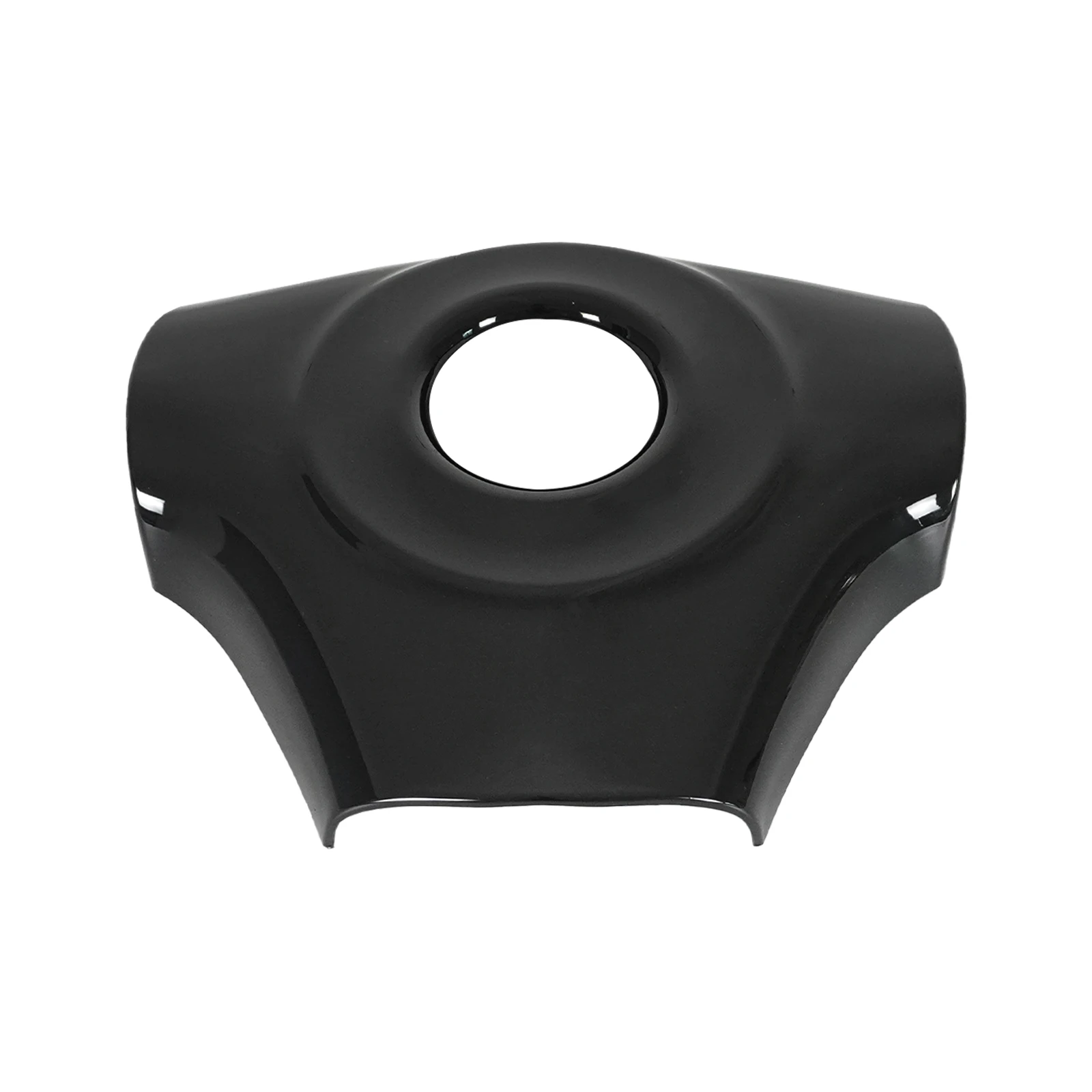For Chevrolet Corvette C6 2005-2013 Interior Steering Wheel Cover Trim Glossy Black Carbon Fiber Painted Car Accessories view 4