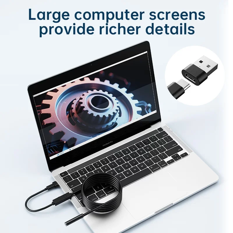 1pc Type-C High-Resolution 1920P USB Endoscope Detection Camera - Universal for Outdoor And Home Use!