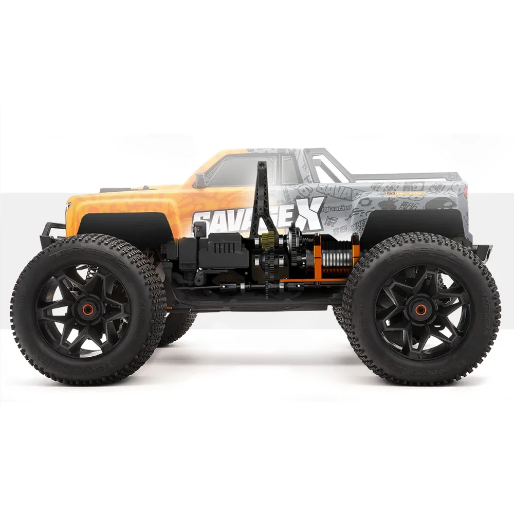 HPI RACING SAVAGE X FLUX V2 RC Monster Truck 1/8 elektrische ferngesteuerte Modellautos 160101, Spielzeug für Erwachsene und Kinder