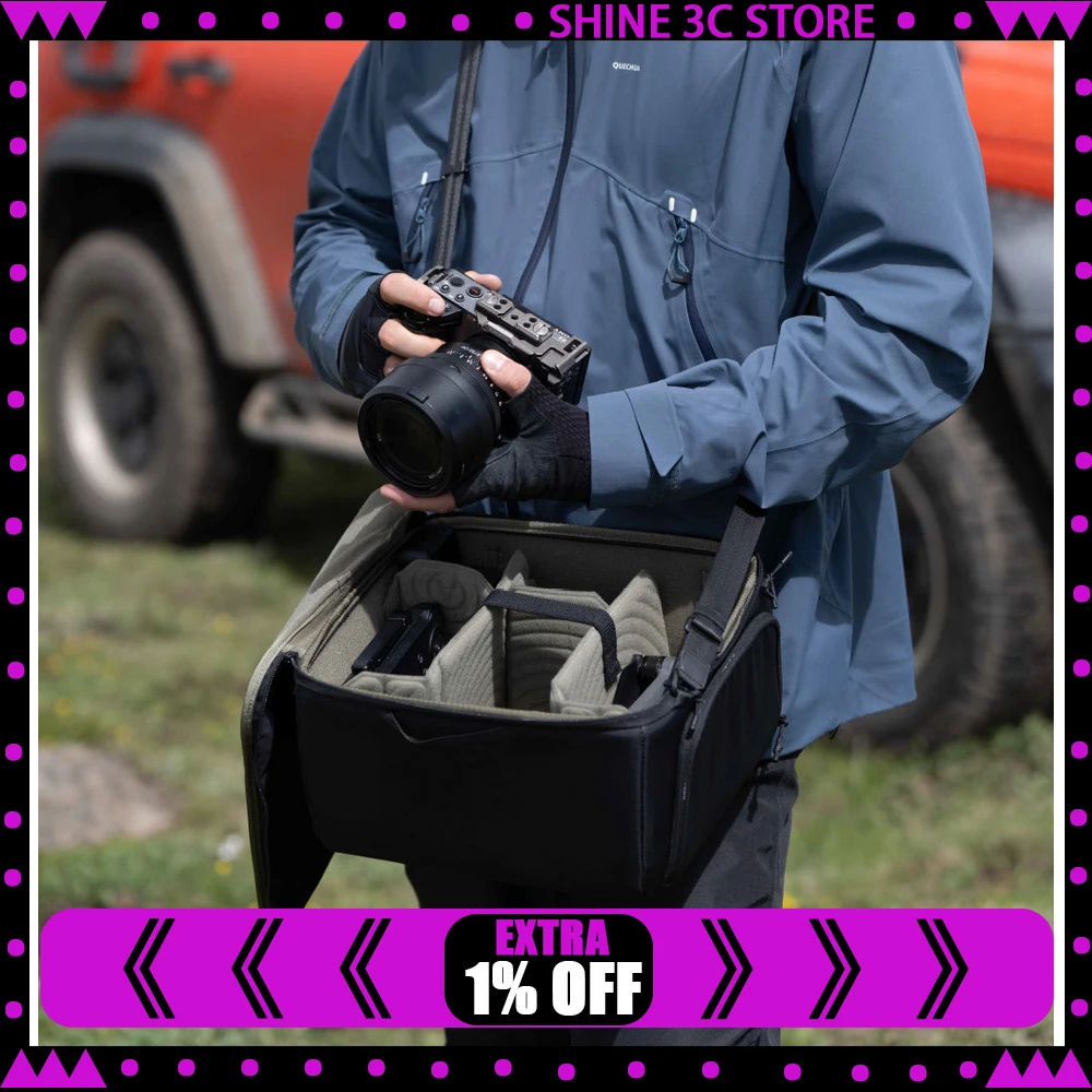 PGYTECH Camera Insert Bag Outdoor DSLR Bag XS/S/M/L Padded Organizer Case Collision Prevention For DSLR Mirrorless Camera Lens