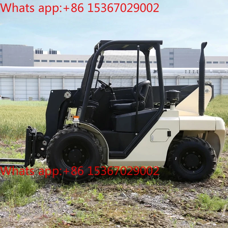 Para cargador telescópico CE/EPA Manitou cargador telescópico Mini telescópico cargadora de ruedas 4x4 carretilla elevadora telescópica de conducción