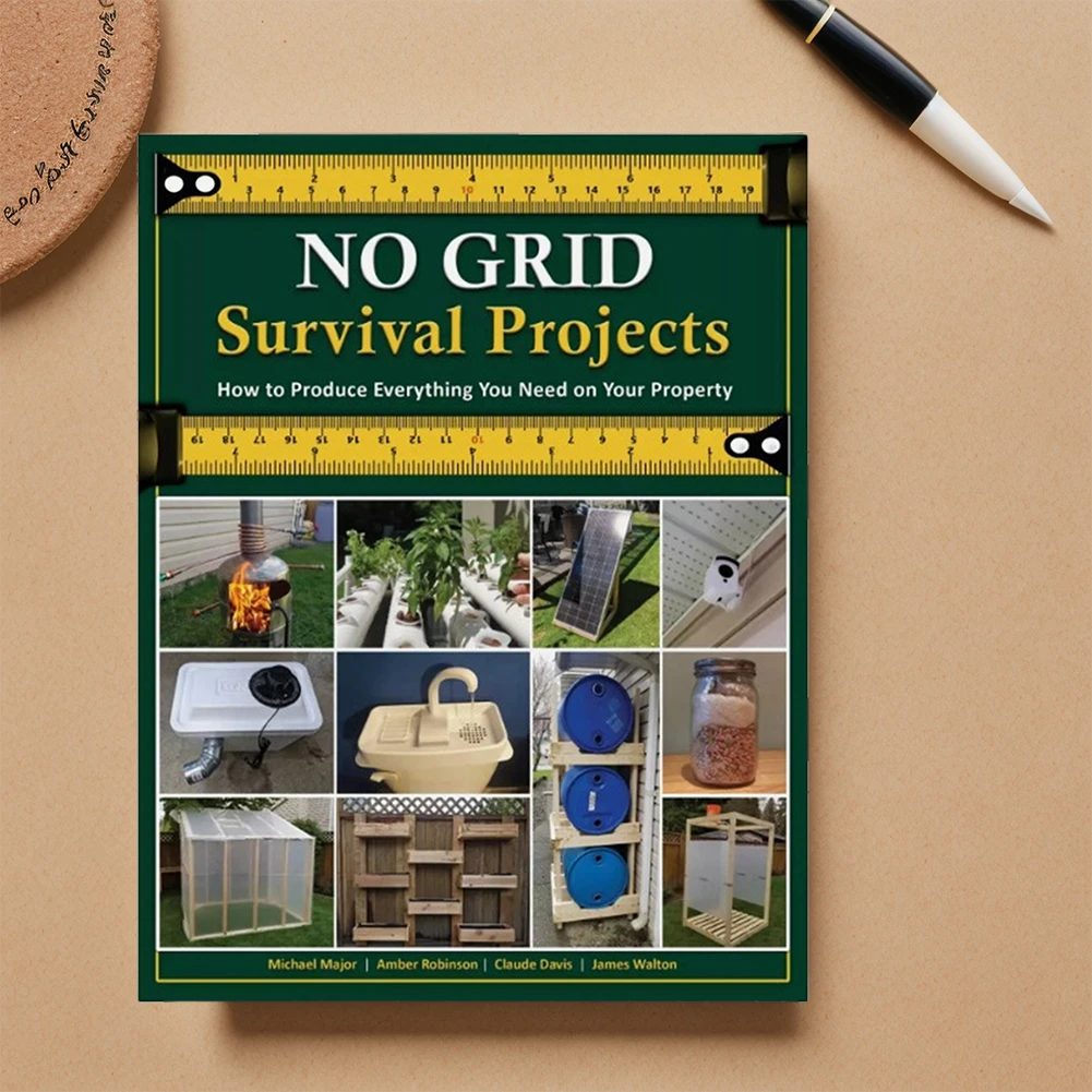 How To Produce Everything on Your Property Off-Grid Living & Homesteading Information In English Paperback Book Guide Book