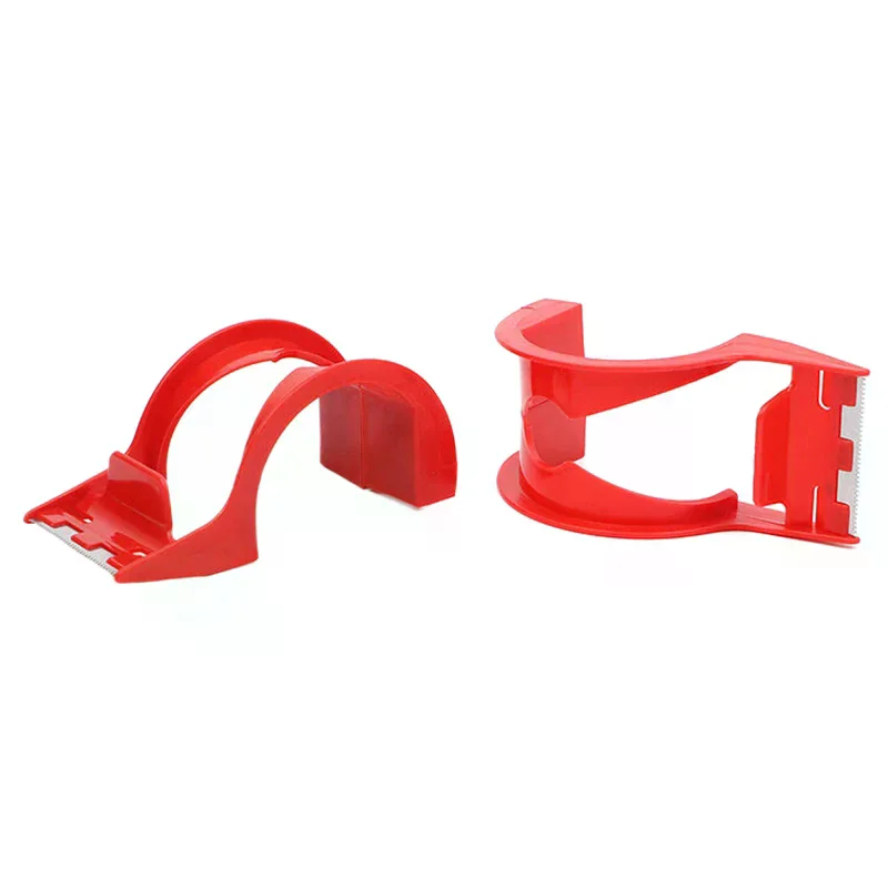 Tape Dispenser Tape Cutter Simple Box Sealing Machine Tape Holder Convenient Iron Tooth Plastic Packing Tape Seat 48mm Adhesive