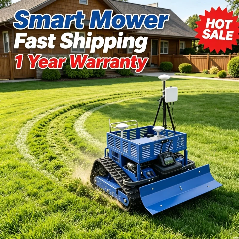 Customized Ready Stock Auto Grass Cutter Robotic Lawn Mower Intelligent Lawn Mower For Sloped Grassland Mowing Job