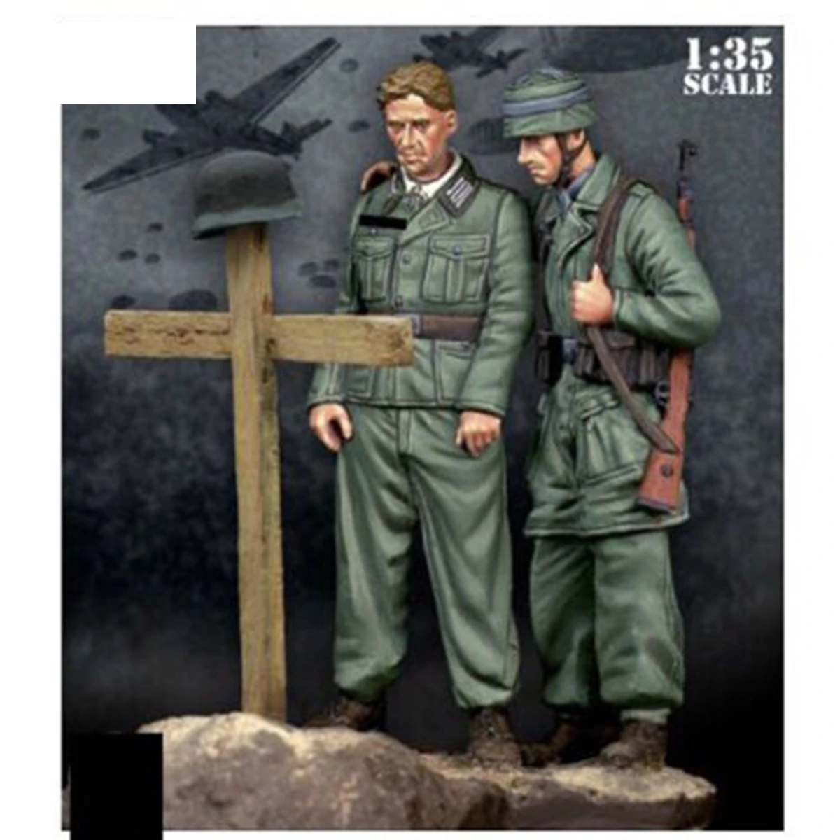 

1/35 Resin Figure unpainted model Kit, German soldier, unassembled and unpainted GK,