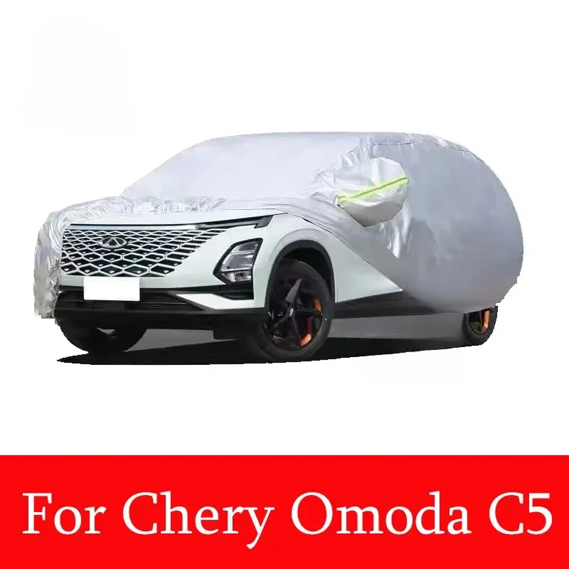 Car Cover For Chery Omoda C5 5 FX 2022 2023 Outdoor Sun Shade Anti-UV Rain Snow Fog Resistant Cover Dust Proof Accessories
