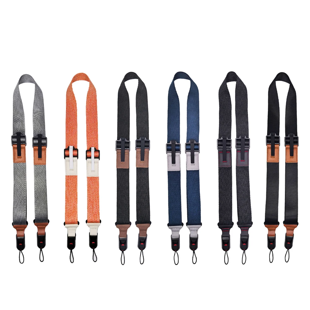 Quick Release Camera Shoulder Strap Lightweight Adjustable Non Slip Neck Crossbody Sling Belt for DSLR Mirrorless Digital Camera