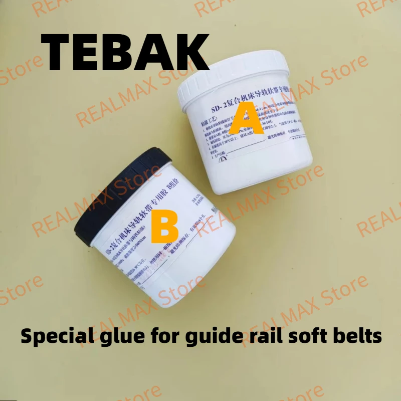 

CNC Machine Tool Guide Rail Soft Belt Special Turcit b AB Adhesive 1 Set 0.5kg 0.25kg A plus 0.25kg B Wayloc II