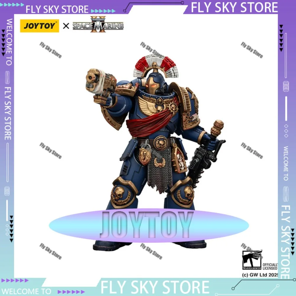 

JOYTOY Warhammer Ultramarines Relic Secundus Armour with Artificer Bolt Rifle Chainsword and Bolt Pistol Action Figure Model