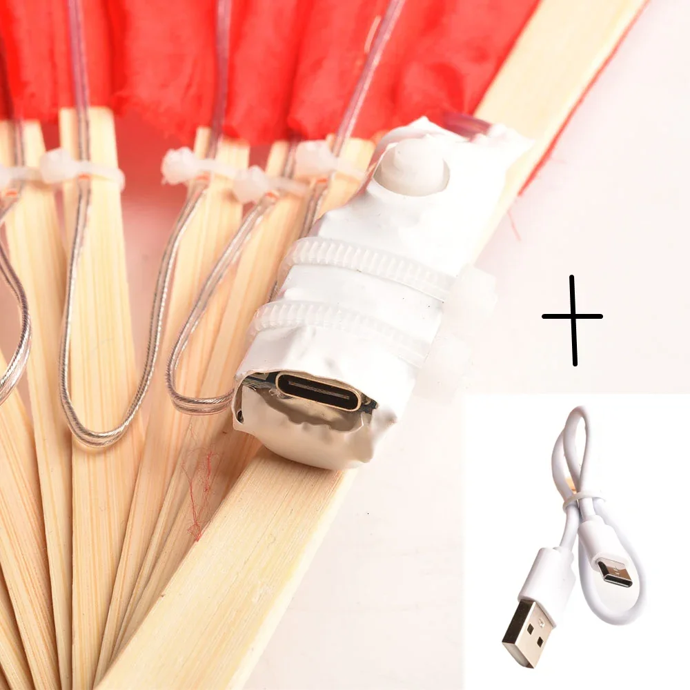 Dance Led Silk Fan Veil Belly Dance Fan Veils 100% Silk LED Light Show Belly Dance Stage Performance Dance Party Costumes