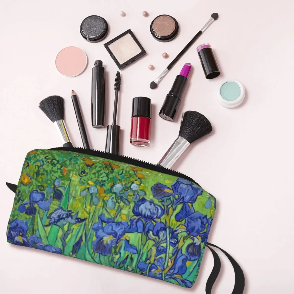 Travel Lrises Vincent Van Gogh Toiletry Bag Portable Art Flowers Painting Cosmetic Makeup Organizer Beauty Storage Dopp Kit Case