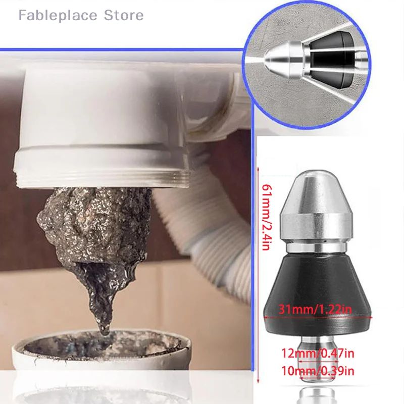 

（Fable）1 Pc Quick Insertion, High-pressure Cleaning Machine Nozzles Municipal Sewage Pipeline Dredging, Cleaning Machine Nozzles